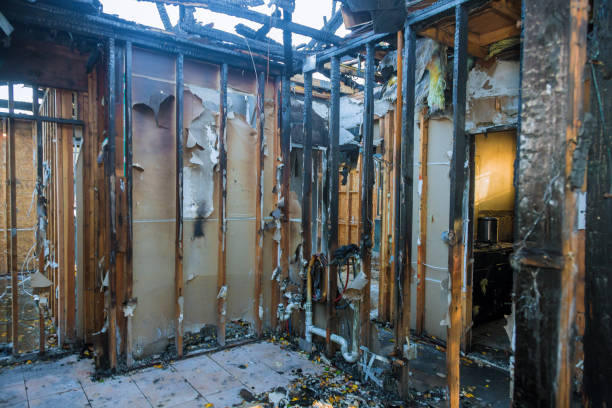 Professional Emergency Fire Cleanup technician working in Corte Madera, CA